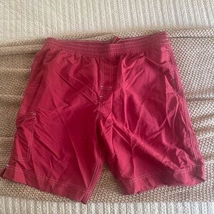 Chubbies red men’s swimming trunks size large